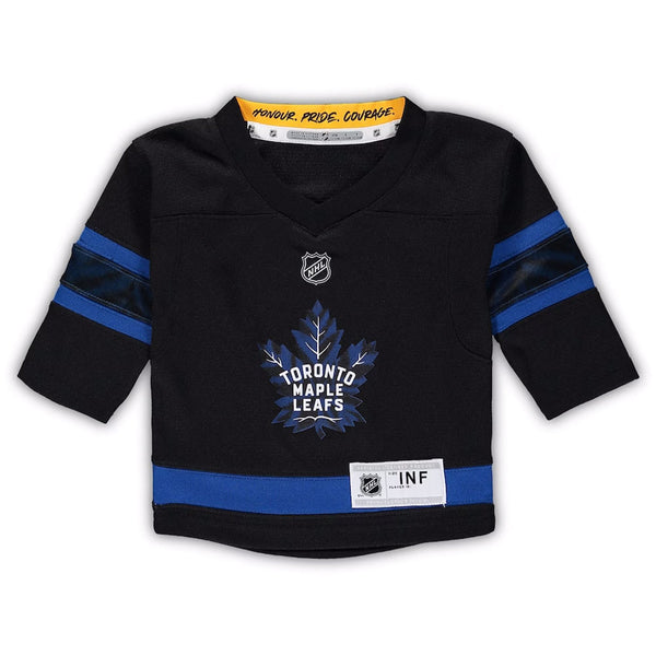 OUTERSTUFF TORONTO MAPLE LEAFS INFANT BLACK THIRD JERSEY Pro Hockey Life