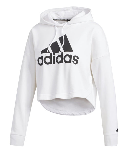 ADIDAS WOMEN S BADGE OF SPORT HOODIE WHITE Pro Hockey Life