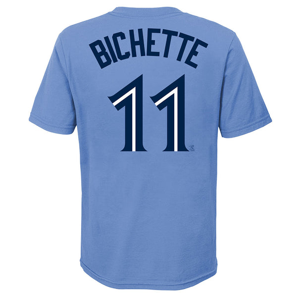 Youth Bo Bichette Toronto Blue Jays RBI T-Shirt - Heathered Gray