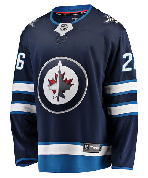 Winnipeg Jets Fanatics Branded Away Breakaway Jersey - Mens