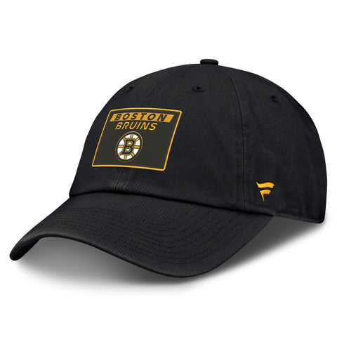 FANATICS BOSTON BRUINS RINK PRO 2 ADULT UNSTRUCTERED ADJUSTABLE HAT