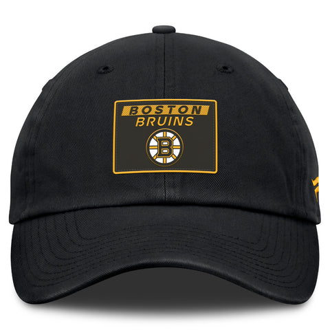 FANATICS BOSTON BRUINS RINK PRO 2 ADULT UNSTRUCTERED ADJUSTABLE HAT