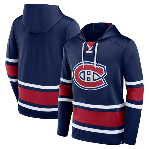 CANADIENS PUCK DEEP LONG SLEEVE PULLOVER HOODIE