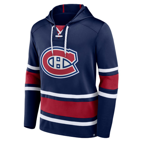 CANADIENS PUCK DEEP LONG SLEEVE PULLOVER HOODIE