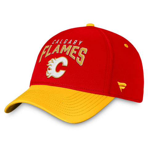 FANATICS CALGARY FLAMES FUNDAMENTAL ADULT STRUCTURED FLEX HAT