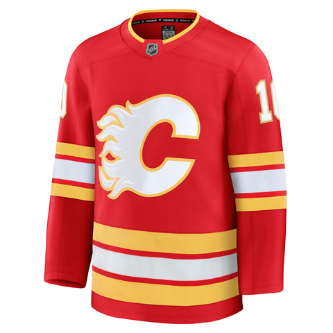 FANATICS CALGARY FLAMES JONATHAN HUBERDEAU PREMIUM ADULT HOME JERSEY