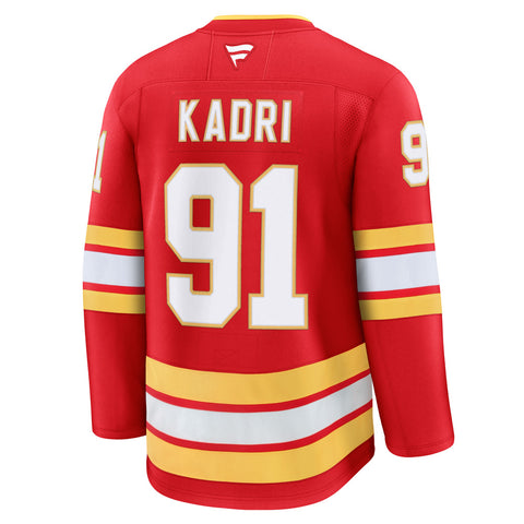 FANATICS CALGARY FLAMES NAZEM KADRI PREMIUM ADULT HOME JERSEY