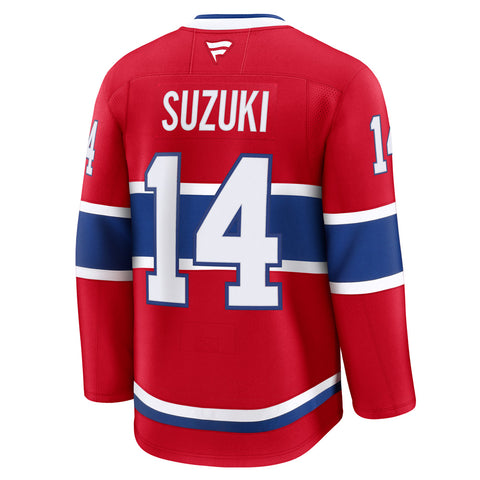 FANATICS MONTREAL CANADIENS NICK SUZUKI PREMIUM ADULT HOME JERSEY