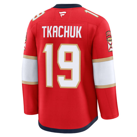 FANATICS FLORIDA PANTHERS MATTHEW TKACHUK PREMIUM ADULT HOME JERSEY