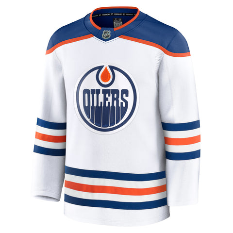 FANATICS EDMONTON OILERS PREMIUM ADULT AWAY JERSEY