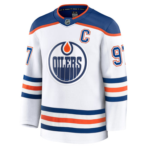 FANATICS EDMONTON OILERS CONNOR MCDAVID PREMIUM ADULT AWAY JERSEY