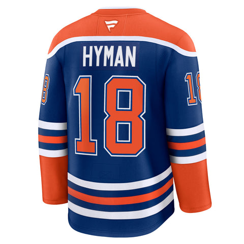 FANATICS EDMONTON OILERS ZACH HYMAN PREMIUM ADULT HOME JERSEY