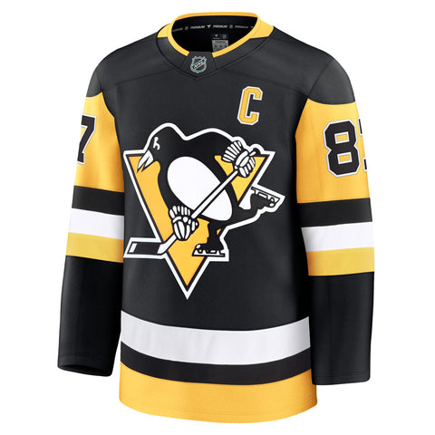 FANATICS PITTSBURGH PENGUINS SIDNEY CROSBY PREMIUM ADULT HOME JERSEY