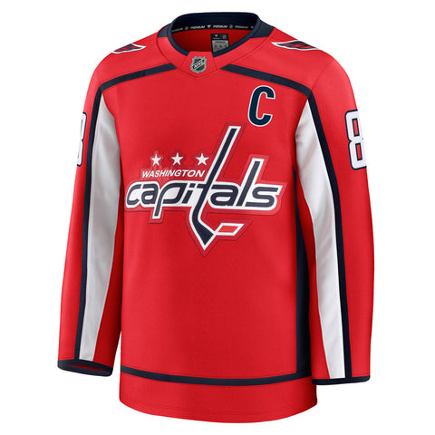 FANATICS WASHINGTON CAPITALS ALEX OVECHKIN PREMIUM ADULT HOME JERSEY