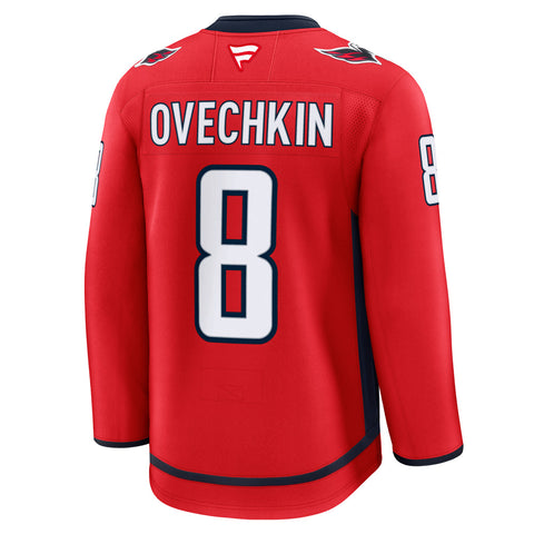 FANATICS WASHINGTON CAPITALS ALEX OVECHKIN PREMIUM ADULT HOME JERSEY