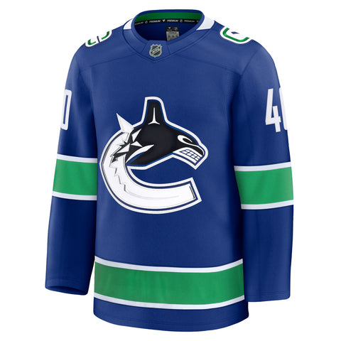 FANATICS VANCOUVER CANUCKS ELIAS PETTERSSON PREMIUM ADULT HOME JERSEY