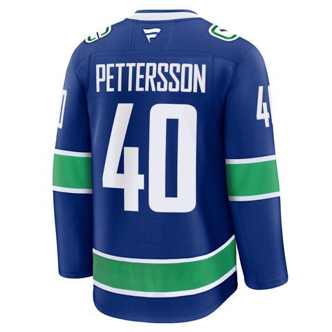 FANATICS VANCOUVER CANUCKS ELIAS PETTERSSON PREMIUM ADULT HOME JERSEY