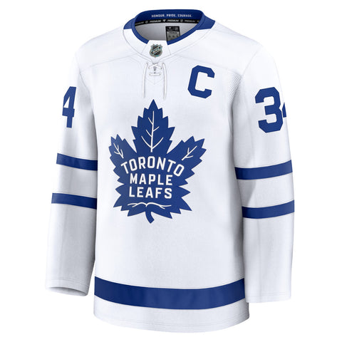 FANATICS TORONTO MAPLE LEAFS AUSTON MATTHEWS PREMIUM ADULT AWAY JERSEY