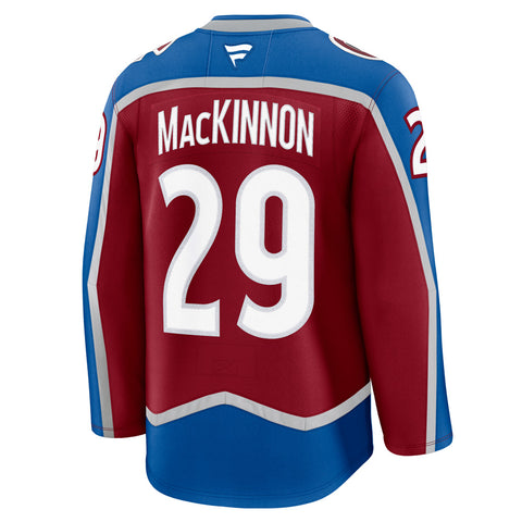 FANATICS COLORADO AVALANCHE NATHAN MACKINNON PREMIUM ADULT HOME JERSEY