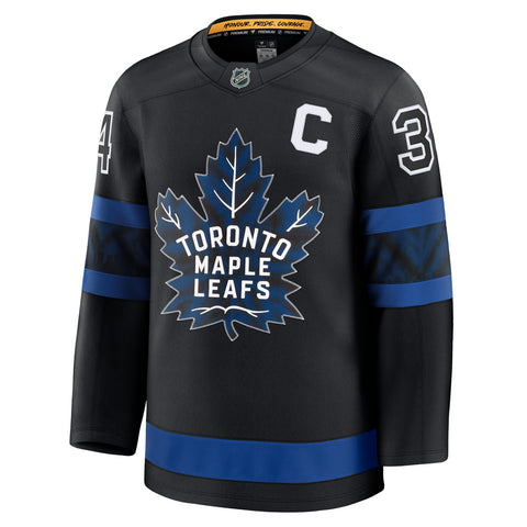 FANATICS TORONTO MAPLE LEAFS AUSTON MATTHEWS PREMIUM ADULT ALTERNATE JERSEY