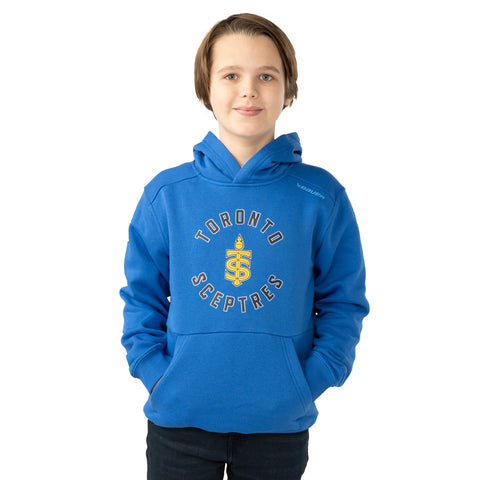 BAUER TORONTO SCEPTRES ULTIMATE YOUTH BLUE HOODIE