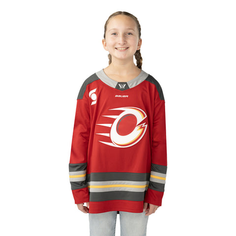 BAUER OTTAWA CHARGE YOUTH REPLICA HOME JERSEY