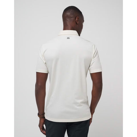 TRAVISMATHEW KAYAK CRUISE VANILLA ICE POLO SHIRT