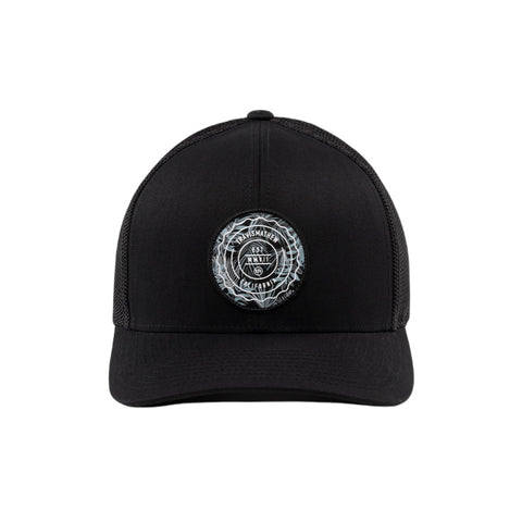 TRAVIS MATHEW THE PATCH FLORAL BLACK HAT