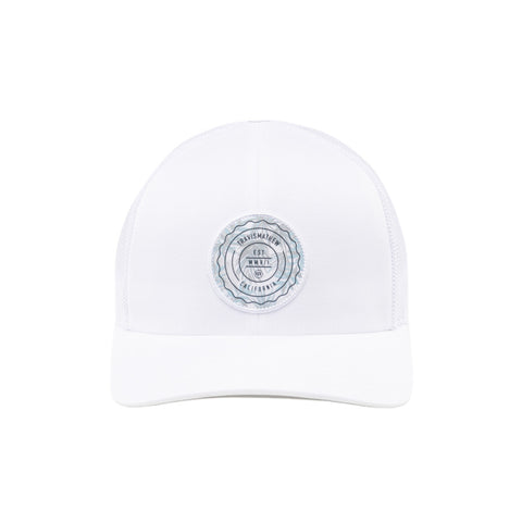 TRAVIS MATHEW THE PATCH FLORAL WHITE HAT