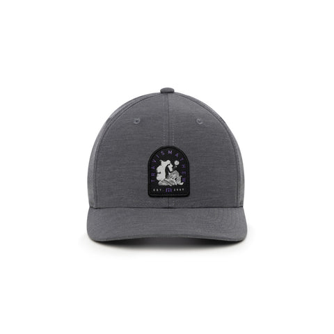 TRAVIS MATHEW MYTH LEGEND HEATHER GREY STRIPE HAT