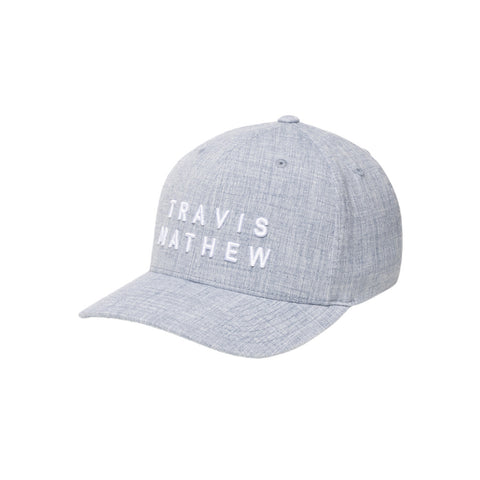 TRAVIS MATHEW ROCKDALE HEATHER LIGHT BLUE HAT