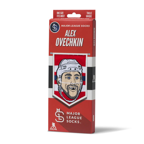 MAJOR LEAGUE SOCKS WASHINGTON CAPITALS ALEX OVECHKIN SOCKS