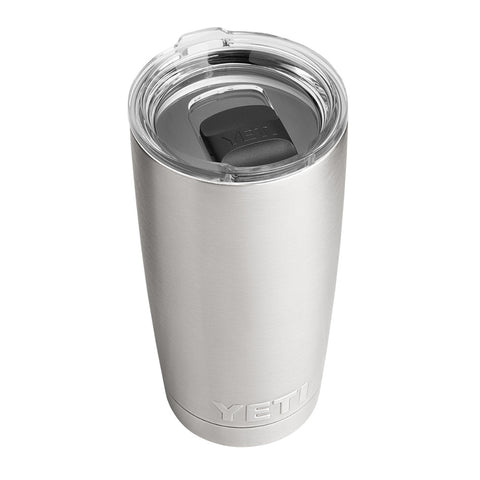 YETI RAMBLER 20OZ TUMBLER W/MAG SLIDER - STAINLESS