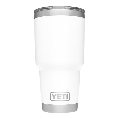 YETI RAMBLER 30OZ TUMBLER - WHITE