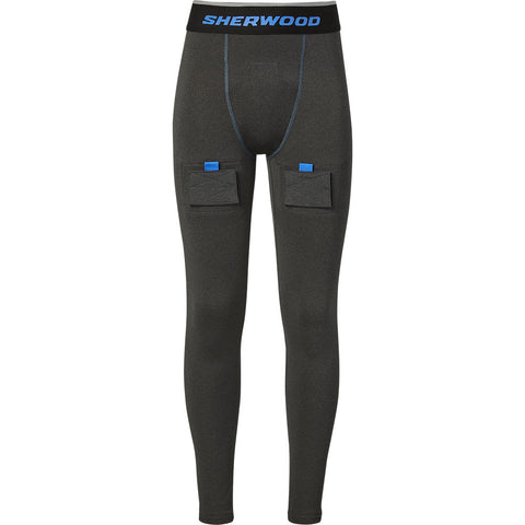 SHERWOOD HAT TRICK GIRL'S COMPRESSION JILL PANTS