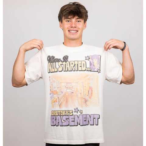 BCLUTCH PREMIUM GRETZKY'S BASEMENT CREAM T SHIRT