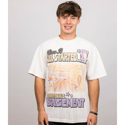 BCLUTCH PREMIUM GRETZKY'S BASEMENT CREAM T SHIRT