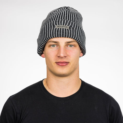 BCLUTCH RELAXED GAME GREY BEANIE