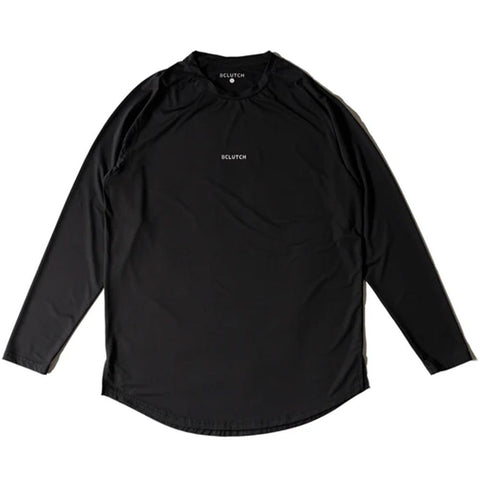 BCLUTCH PERFORMANCE BLACK LONG SLEEVE WORKOUT SHIRT