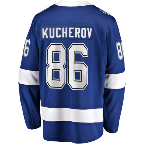 FANATICS TAMPA BAY LIGHTNING NIKITA KUCHEROV ADULT HOME BREAKAWAY JERSEY