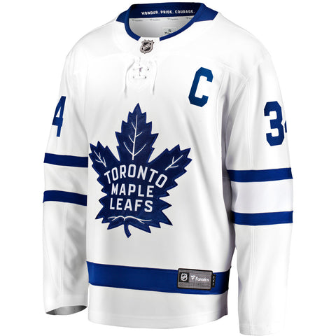 FANATICS TORONTO MAPLE LEAFS AUSTON MATTHEWS ADULT AWAY BREAKAWAY JERSEY