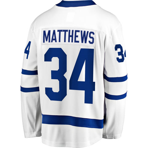 FANATICS TORONTO MAPLE LEAFS AUSTON MATTHEWS ADULT AWAY BREAKAWAY JERSEY