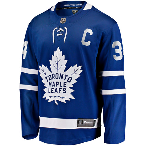 FANATICS TORONTO MAPLE LEAFS AUSTON MATTHEWS ADULT HOME BREAKAWAY JERSEY