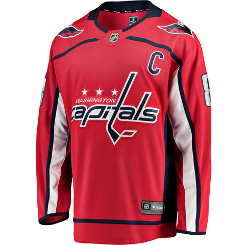 FANATICS WASHINGTON CAPITALS ALEX OVECHKIN ADULT BREAKAWAY JERSEY