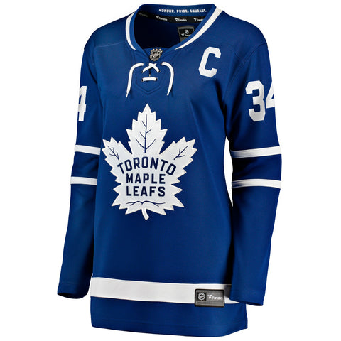 FANATICS TORONTO MAPLE LEAFS AUSTON MATTHEWS WOMEN'S HOME BREAKAWAY JERSEY