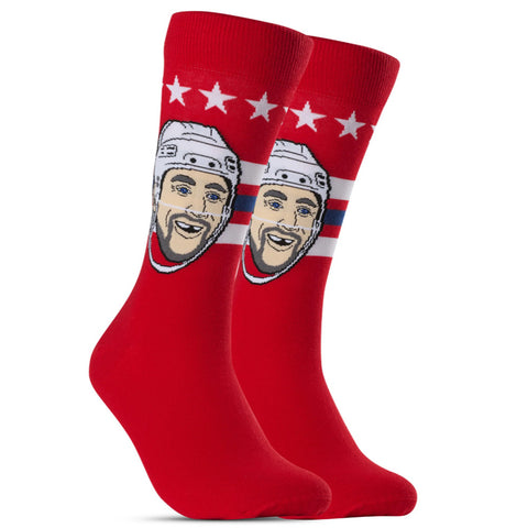 MAJOR LEAGUE SOCKS WASHINGTON CAPITALS ALEX OVECHKIN SOCKS