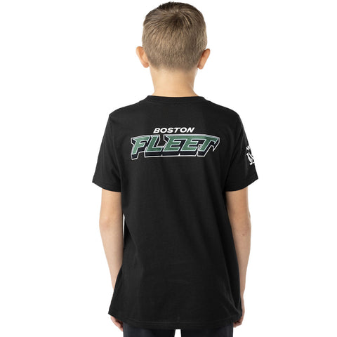 BAUER BOSTON FLEET YOUTH BLACK T SHIRT