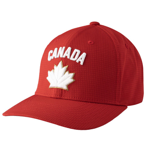 BAUER HOCKEY CANADA ADULT ELASTAFIT RED HAT