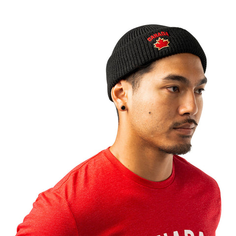 BAUER HOCKEY CANADA FISHERMAN ADULT BLACK BEANIE