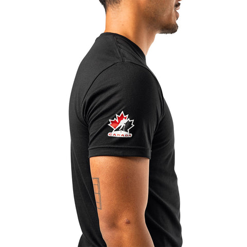 BAUER HOCKEY CANADA GRAPHIC ADULT BLACK T SHIRT